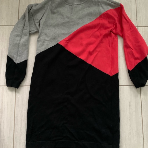 Modcloth Geometric Sweater Dress size 8 - Picture 2 of 3